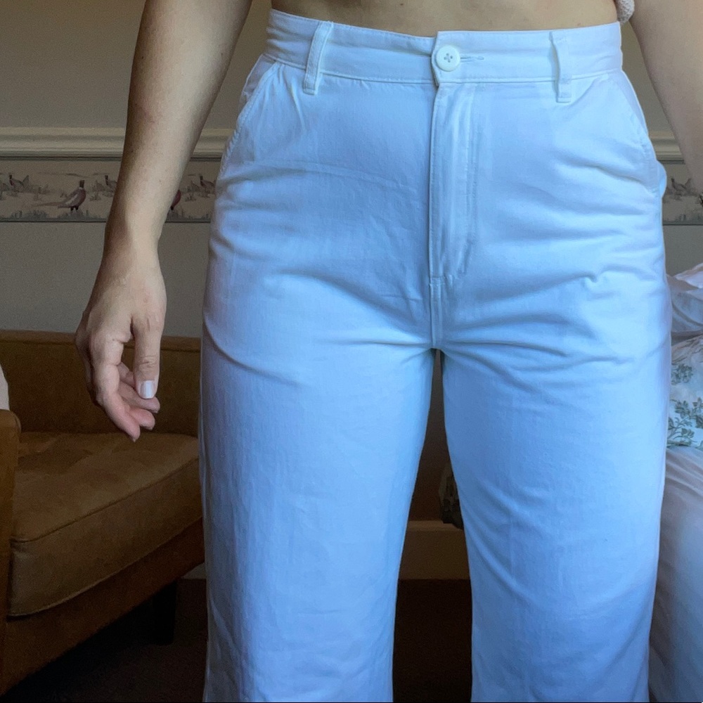 Cotton On White Wide Leg Pant